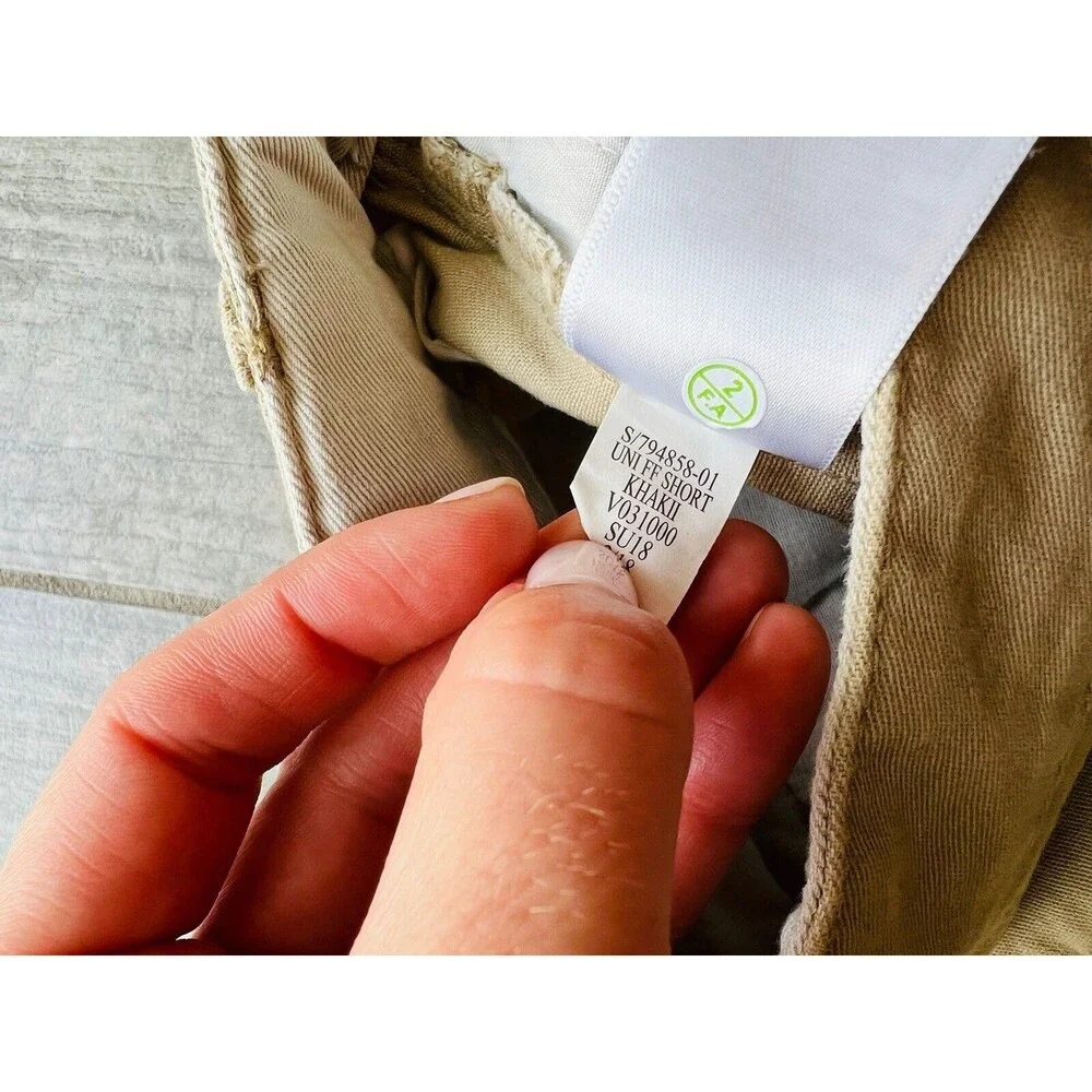 Gap Kids Boys Flat Front Khaki Tan Uniform Chino Cotton Shorts NEW 8 Regular